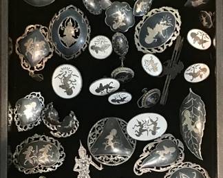 Siam enameled sterling from the 1940s