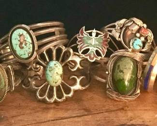 There is much more Native American jewelry than pictured.