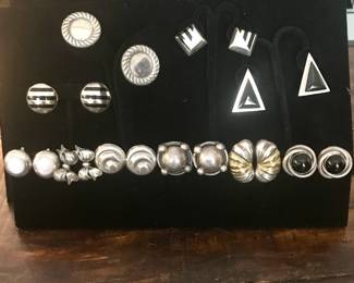 vintage sterling earrings