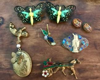 assorted vintage pieces