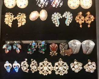 signed vintage earrings