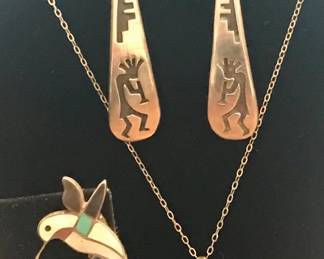 There is much more Native American jewelry than pictured.