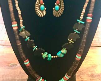 There is much more Native American jewelry than pictured.