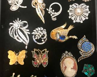 lots of signed rhinestones