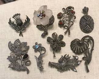 marcasite flowers