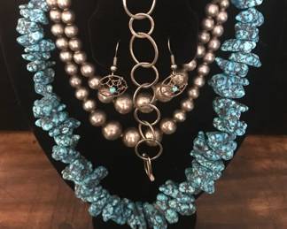 sterling and turquoise