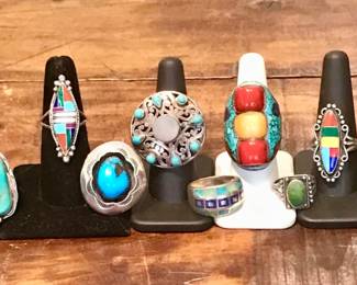 There is much more Native American jewelry than pictured.