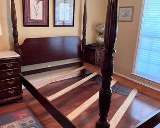 Four poster bed frame