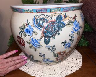 Asian planter pot