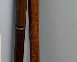Antique Brass Cobra Head and Horse Head Canes