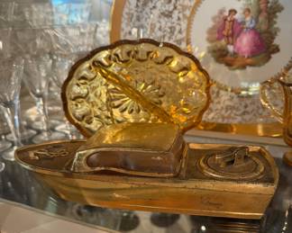MCM Tabletop Boat Cigarette Lighter