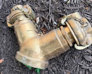 Brass Siamese Fire Hose Connection