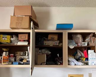 SAT263 - Garage Cabinet Mystery Lot