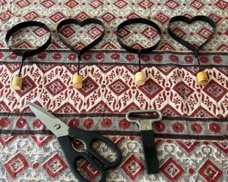 SAT179 - 6-Pc Kitchen Utensil Lot, Egg Molds-Shear-Can Opener