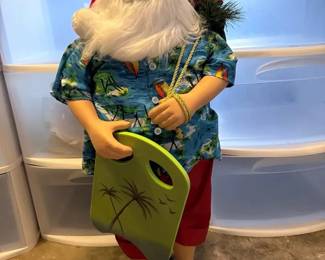 SAT150 - Very Large Hawaiian Santa Doll