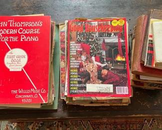 SAT182 - Vintage Cookbooks, Piano Books, Magazines, Shakespeare, & More!