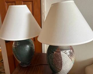 SAT019 - Two Decorative Table Lamps