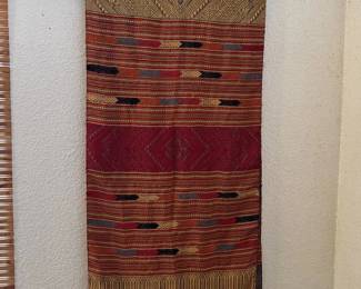 SAT063 - Asian Tribal Textile Wall Hanging