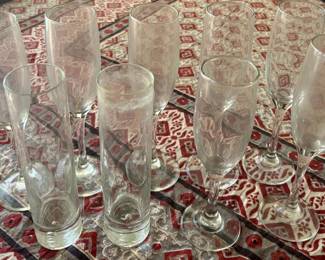 SAT223 - Set Of Champagne Flutes