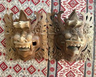 SAT106 - Hand Carved Balinese Wooden Mask