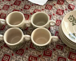 SAT298 - Set Of Six Tea Cups And Plates