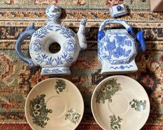 SAT345 - Vintage Chinoiserie Porcelain Lot