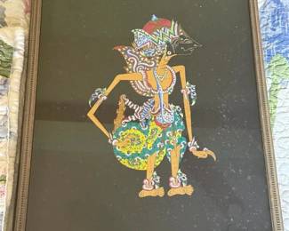 SAT414 - Framed Indonesian Painting
