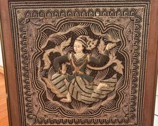 SAT076 - Thai Burmese Kalaga tapestry