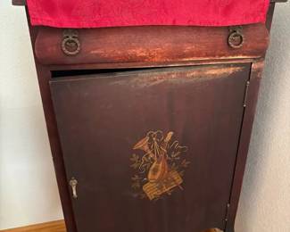 SAT002 - Antique Victorian Mahogany Sheet Music Cabinet