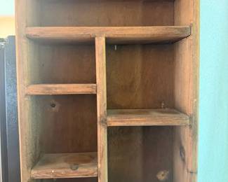 SAT105 - Rustic Wood Wall Shelf