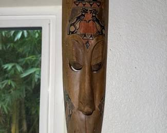 SAT311 - Indonesian Wood Carved Mask