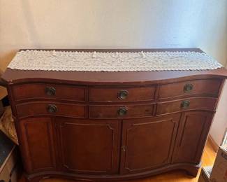 SAT310 - Mahogany Wood Cabinet