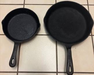 SAT226 - Two Cast Iron Skillets