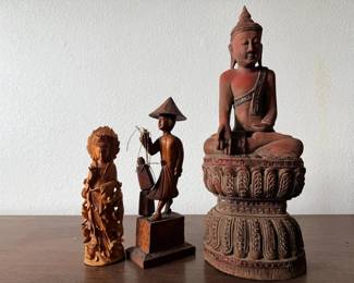 SAT005 - Southeast Asian Wooden Sculpture Art