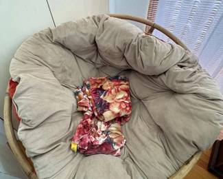 SAT036 - Oversized Papasan Chair
