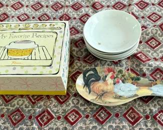 SAT303 - Rosanna Dish, 5 Bowls, Utensil Dish