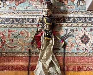 SAT350 - Vintage Indonesian Wayang Golek Rod Puppet