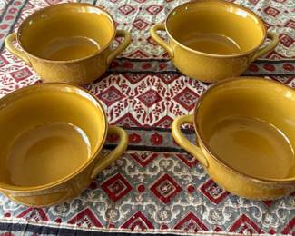 SAT357 - Four Double Handed Soup Bowls