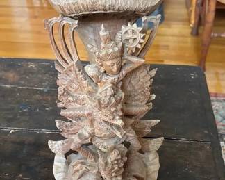 SAT269 - Hand-carved Balinese Wooden Statue