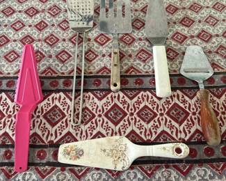 SAT174 - 6pc Kitchen Utensil, Spatulas & Pie Cake servers