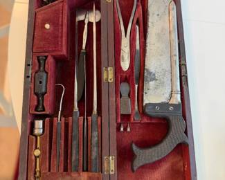 Surgeons 1800's amputation kit