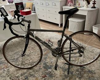 Titanium bike like new