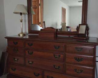 Sterling dresser with mirror