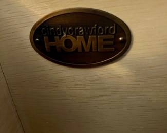 Bedroom suite is branded Cindy Crawford Home 