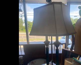 Leather & Brass Lamp