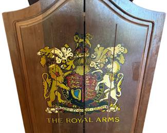 Dartboard in Cabinet