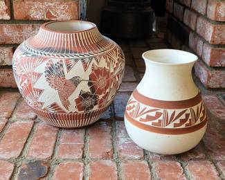 Michael and Robyn Romero pottery; Mesa Verde pottery