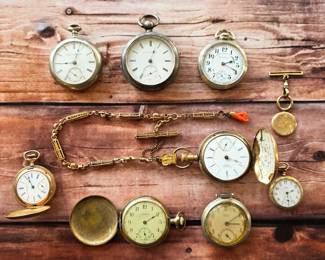 Vintage and antique pocket watches