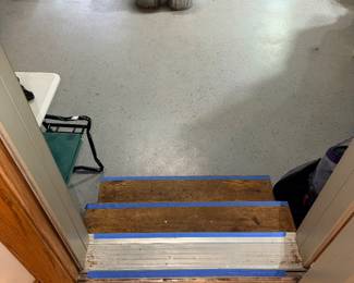 Stairs Located In The Garage ~ Be Careful On The Steps!