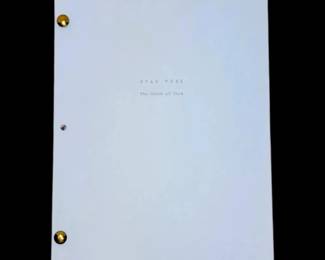 Star Trek II The Wrath Of Khan 1981 Script